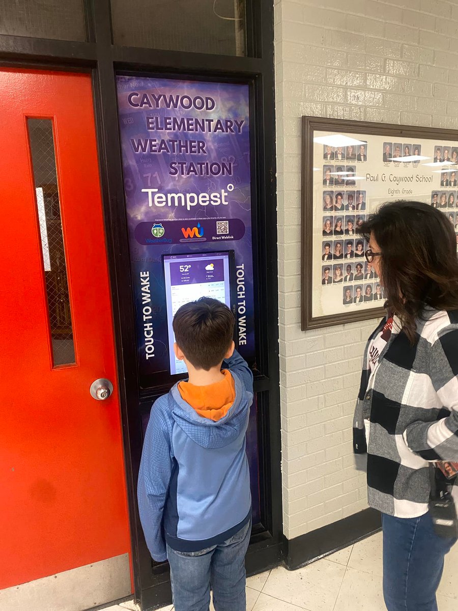 Student using Tempest at Caywood Elementary